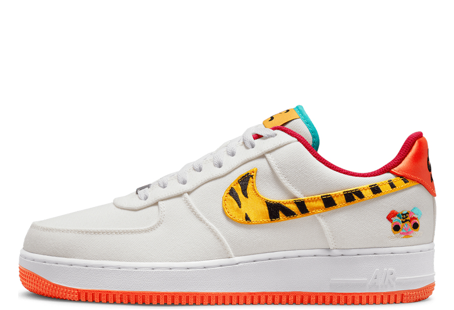 Nike Air Force 1 Low Year of the Tiger (2022) SAIL/UNIVERSITY GOLD/WHITE/AURORA GREEN/ORANGE sneaker – authenticated on KLEKT