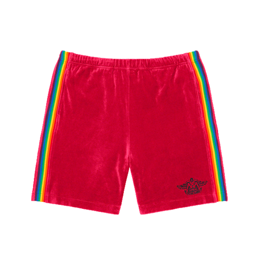 Supreme x HYSTERIC GLAMOUR Velour Short Dusty Red (SS21)
