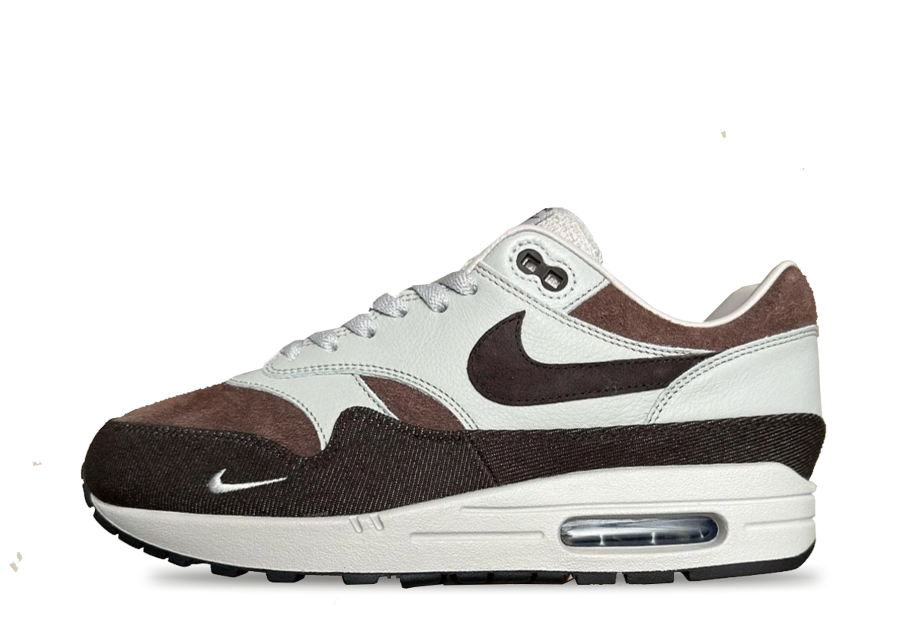 Nike x Size? Air Max 1 'Velvet Brown' (2023) Sail/Dark Brown/Brown sneaker – authenticated on KLEKT