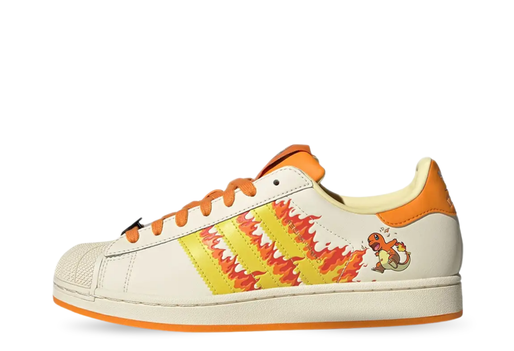 Adidas adidas x Pokémon Superstar 'Charmander' (2026) CREAM/WHITE/SHOCK YELLOW/ORANGE sneaker – authenticated on KLEKT