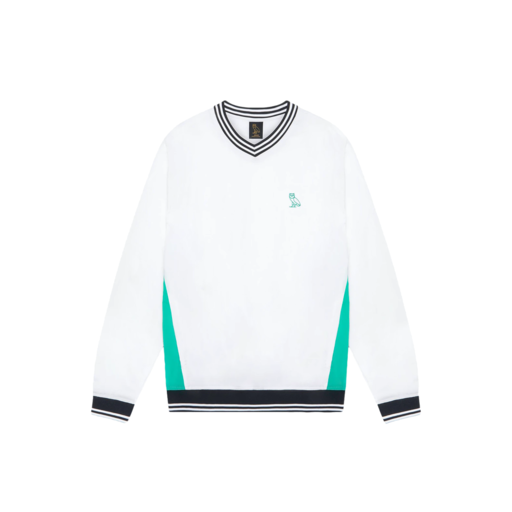 Ovo V-Neck Pullover Windbreaker White (SS21)