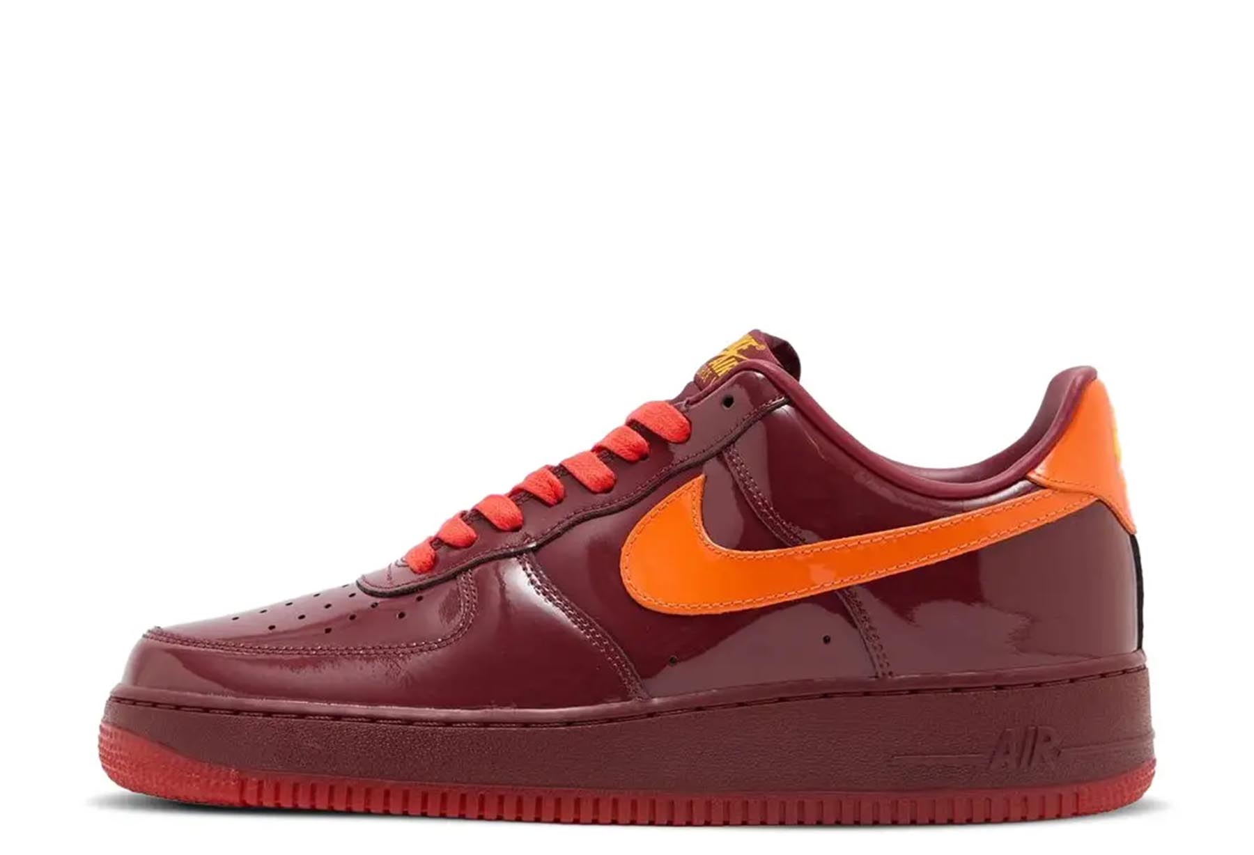 Nike Air Force 1 Low Patent Pack 'Dark Team Red' (2026) RED sneaker – authenticated on KLEKT