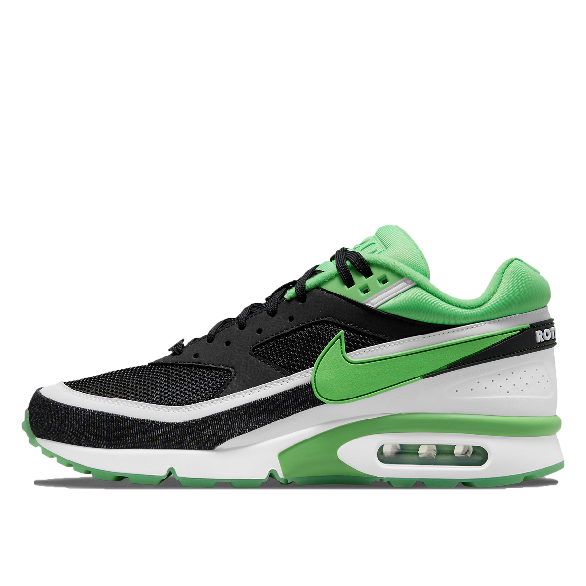 Nike Air Max BW Rotterdam (2021) BLACK/LIME GREEN-WHITE sneaker – authenticated on KLEKT