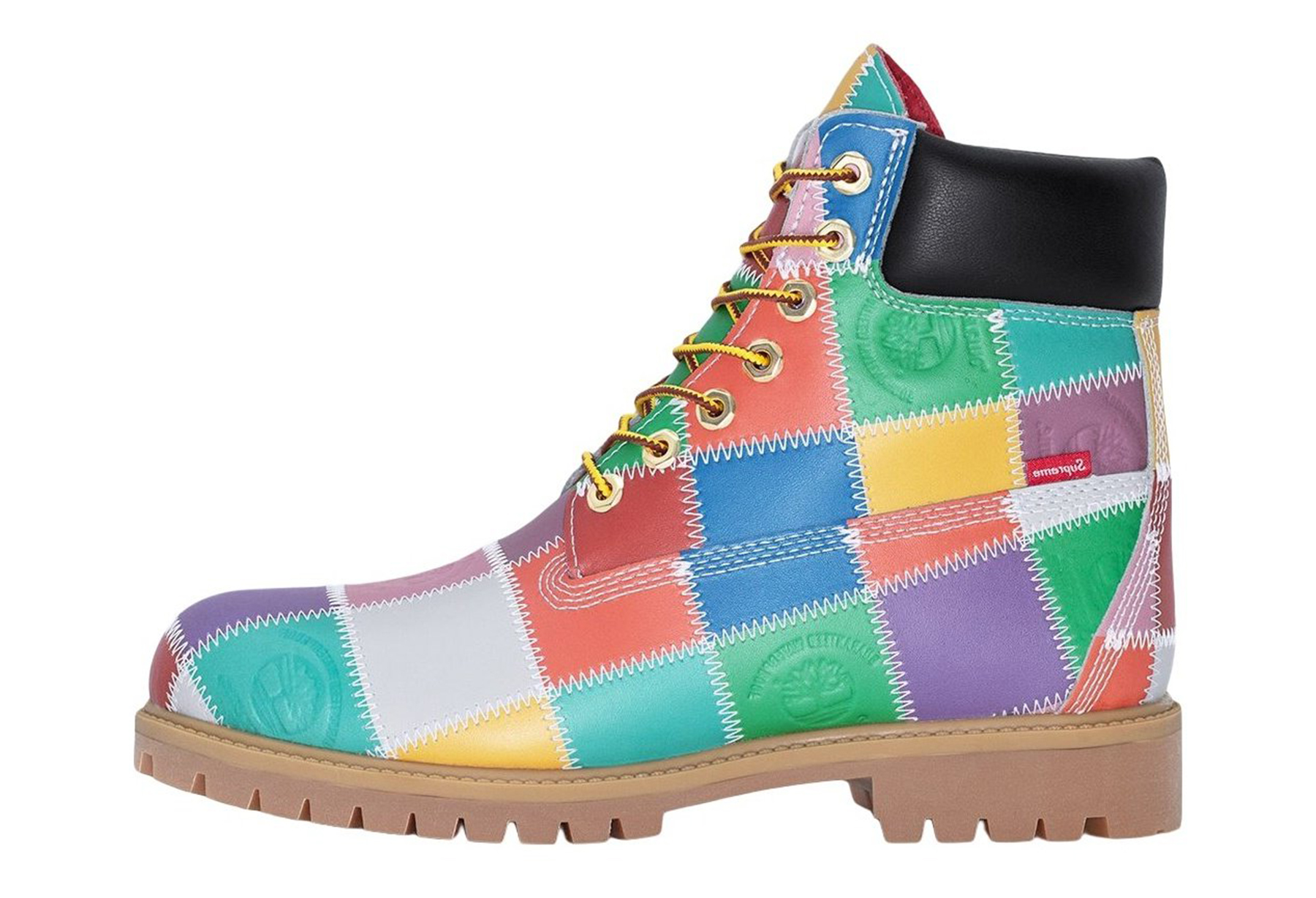Timberland x Supreme 6" Premium Waterproof Boot 'Patchwork Multi' (2025) MULTI sneaker – authenticated on KLEKT