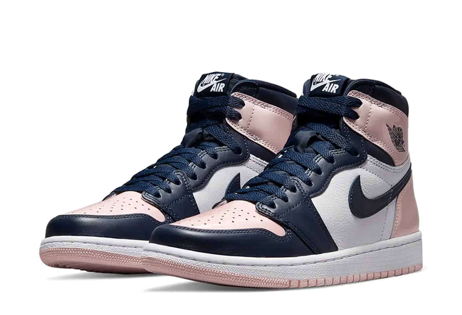 Air Jordan 1 Retro High OG WMNS 'Atmosphere' (2022) ATMOSPHERE/WHITE-LASER PINK-OBSIDIAN sneaker – authenticated on KLEKT