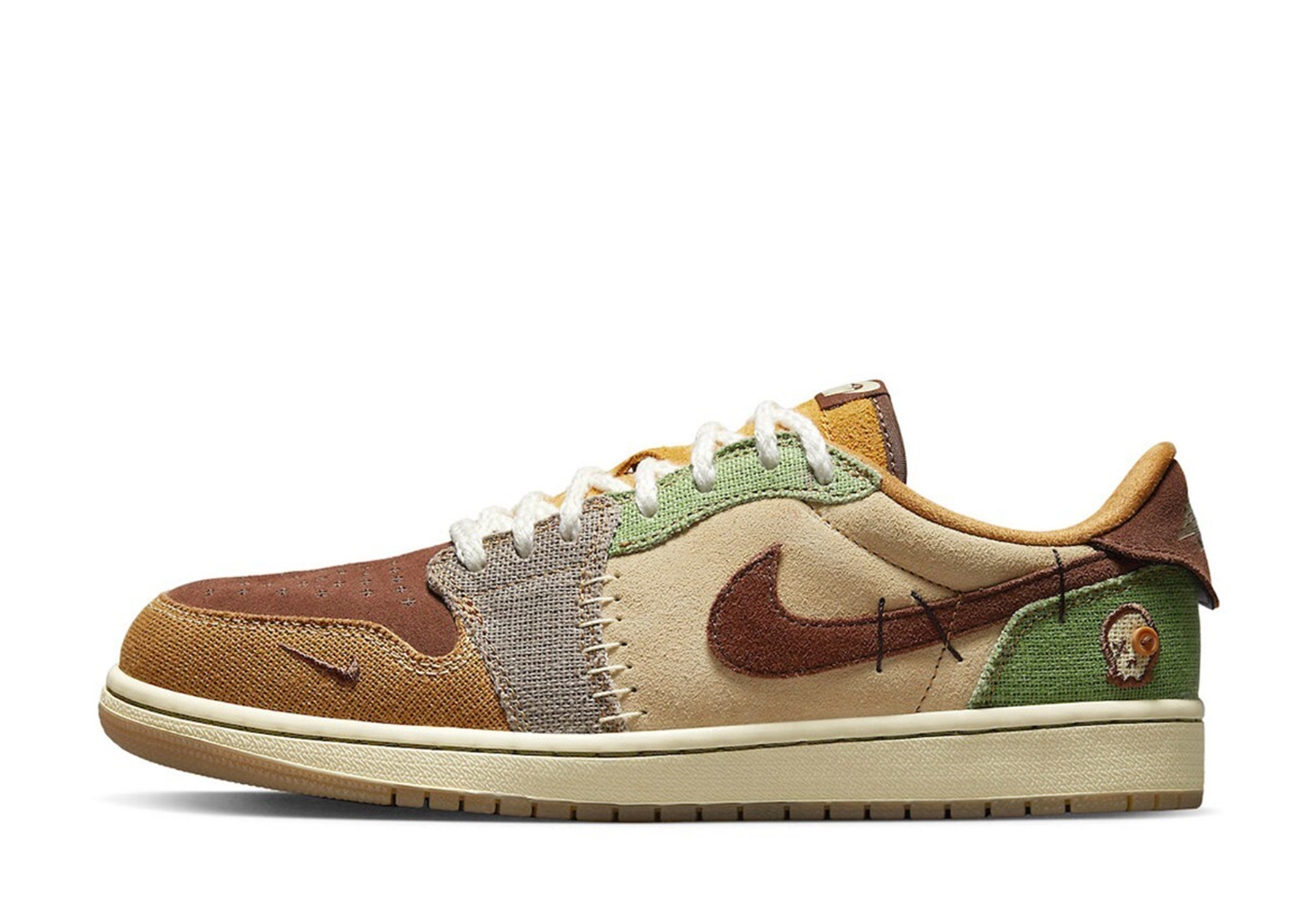 Air Jordan 1 x Zion Williamson Retro Low OG 'Voodoo' (2022) FLAX/MUSLIN-FAUNA BROWN-OIL GREEN-SESAME-MOON FOSSIL  sneaker – authenticated on KLEKT