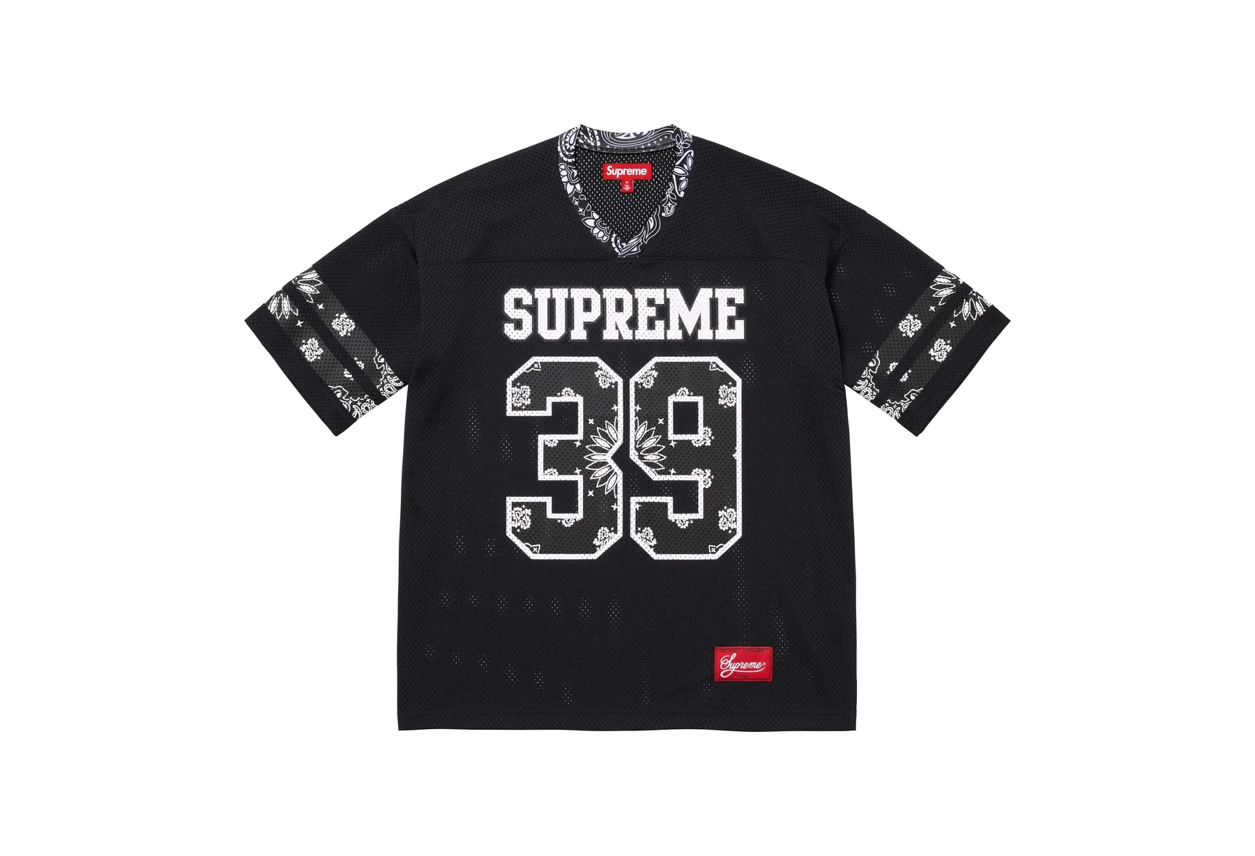Supreme Bandana Football Jersey 'Black' (SS25) BLACK sneaker – authenticated on KLEKT
