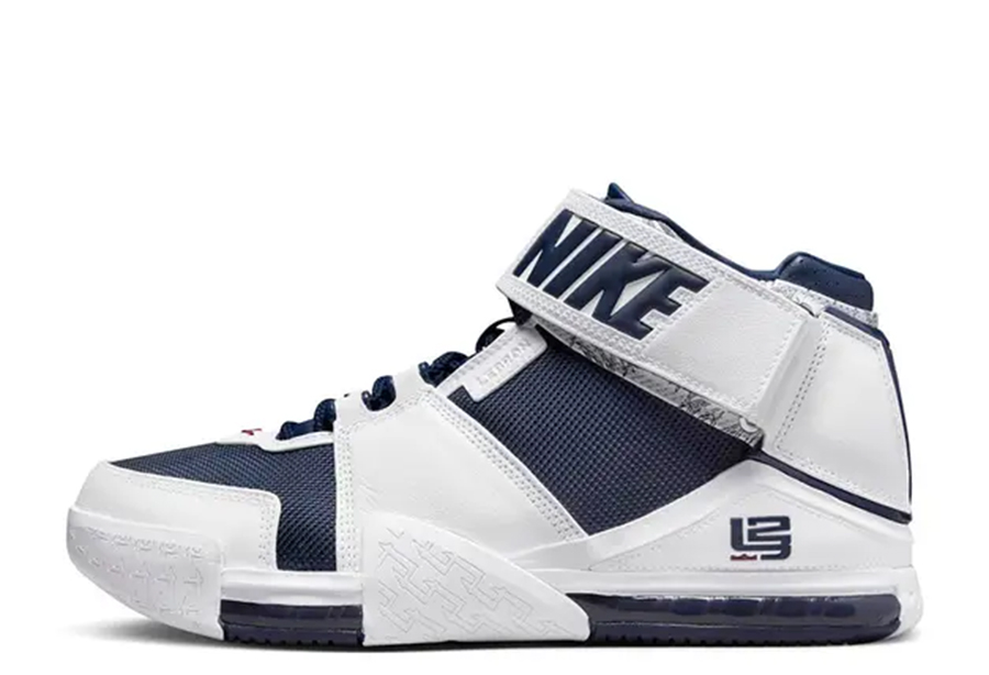 Nike LeBron 2 USA (2022) WHITE/MIDNIGHT NAVY/VARSITY CRIMSON  sneaker – authenticated on KLEKT