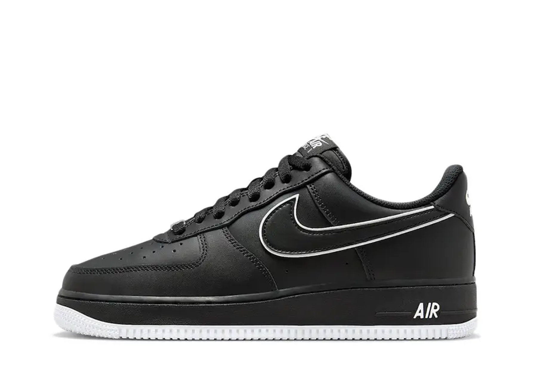 air force ones black outline