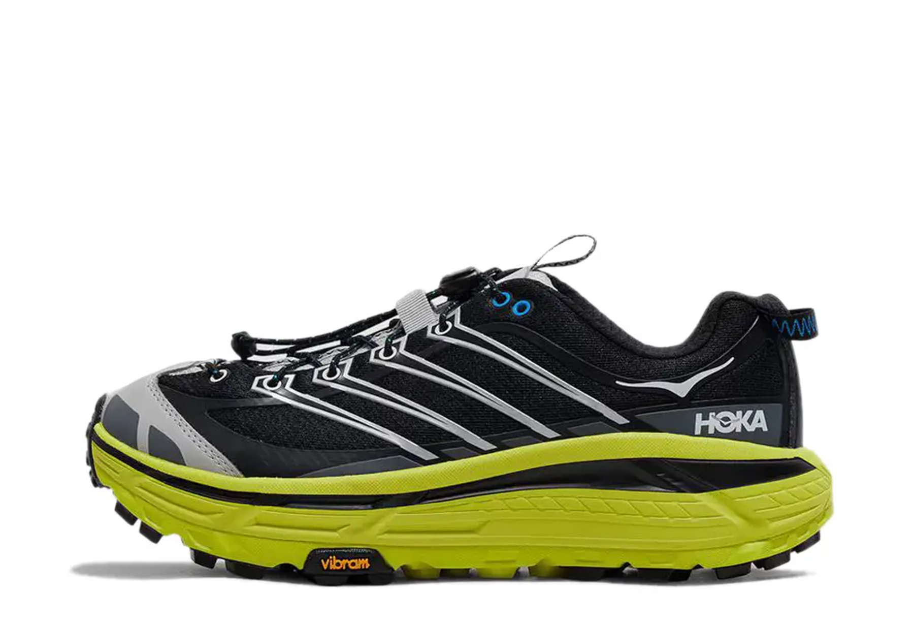 Hoka Mafate THREE2 'Black Citrus' (2024) BLACK/CITRUS sneaker – authenticated on KLEKT