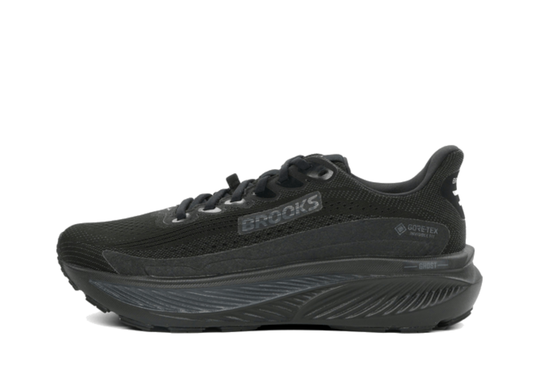 Brooks Ghost 17 GTX Black / Black / Ebony sneaker – authenticated on KLEKT