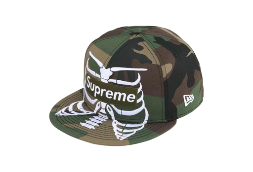 Supreme x Bones Box Logo New Era 'Camo' (SS25) – authenticated on KLEKT