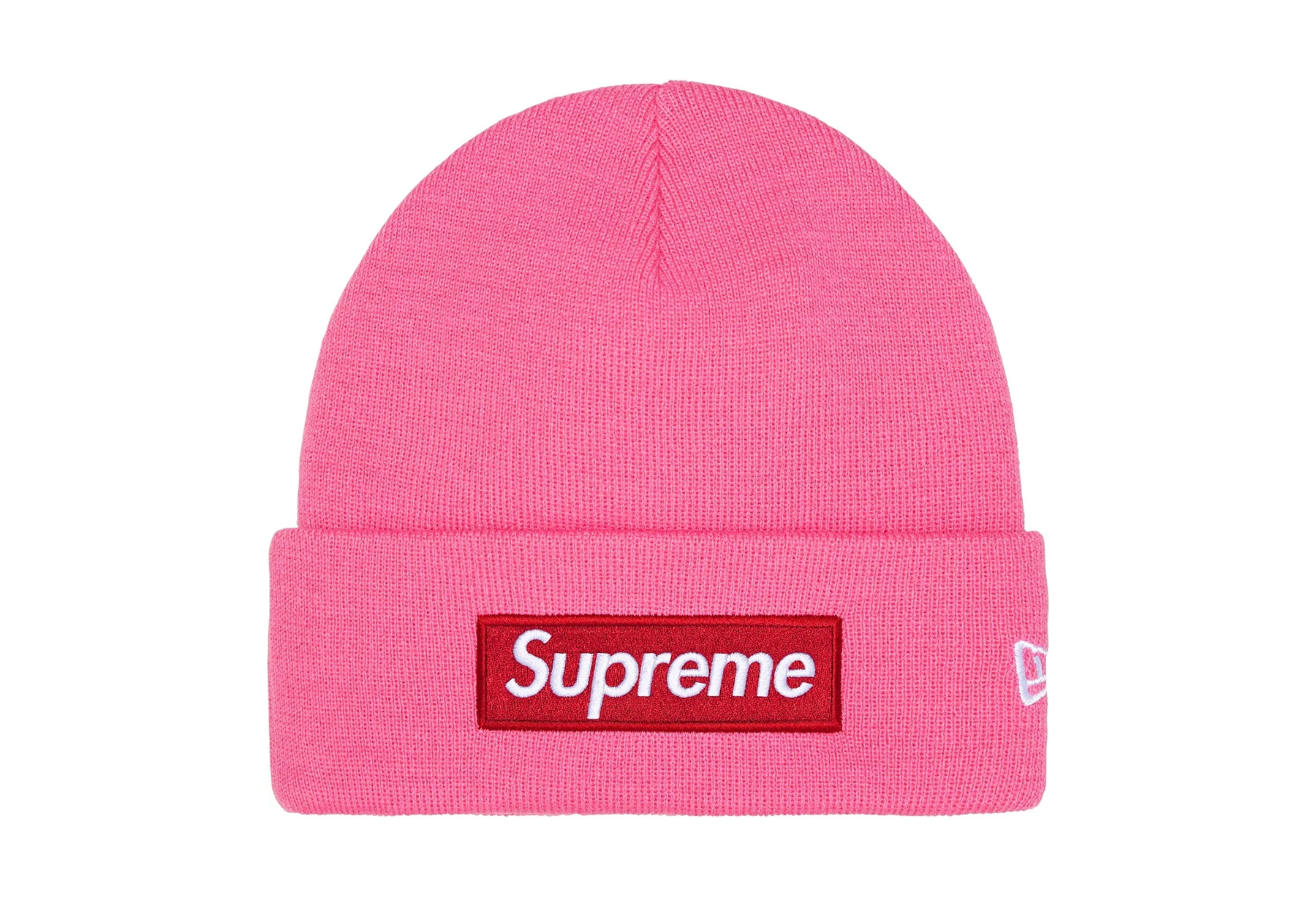 Supreme x New Era Box Logo Beanie 'Magenta' (FW25) MAGENTA sneaker – authenticated on KLEKT