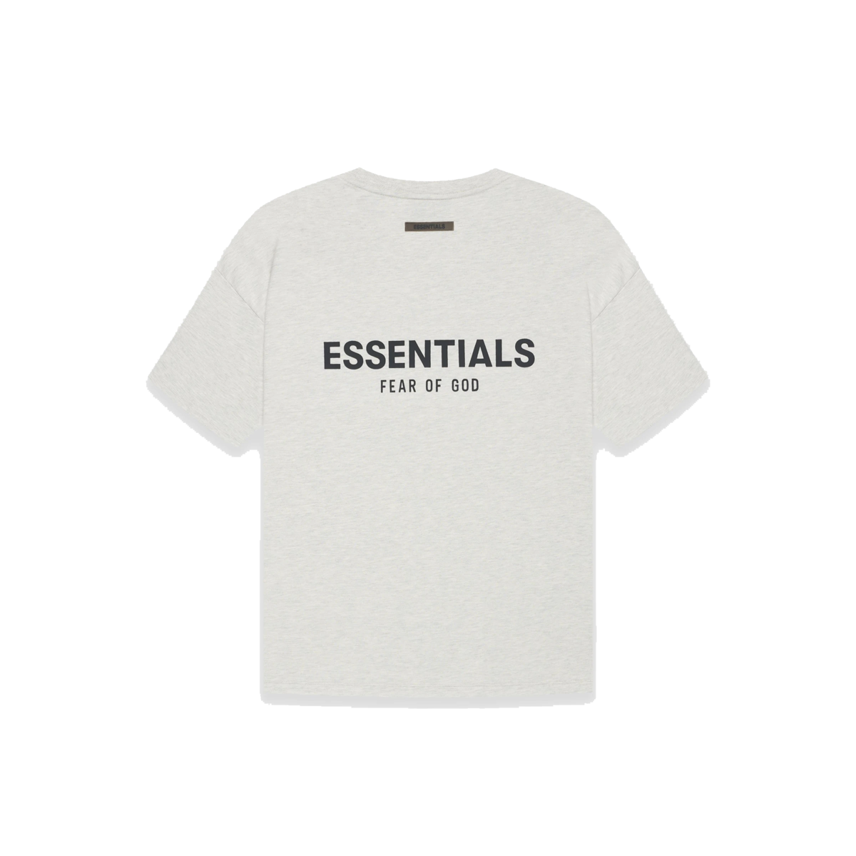 Fear Of God ESSENTIALS Short Sleeve Tee Light Heather Oatmeal (SS21) LIGHT HEATHER OATMEAL sneaker – authenticated on KLEKT