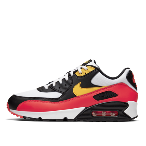 Nike Air Max 90 White Yellow Black Crimson (2019)