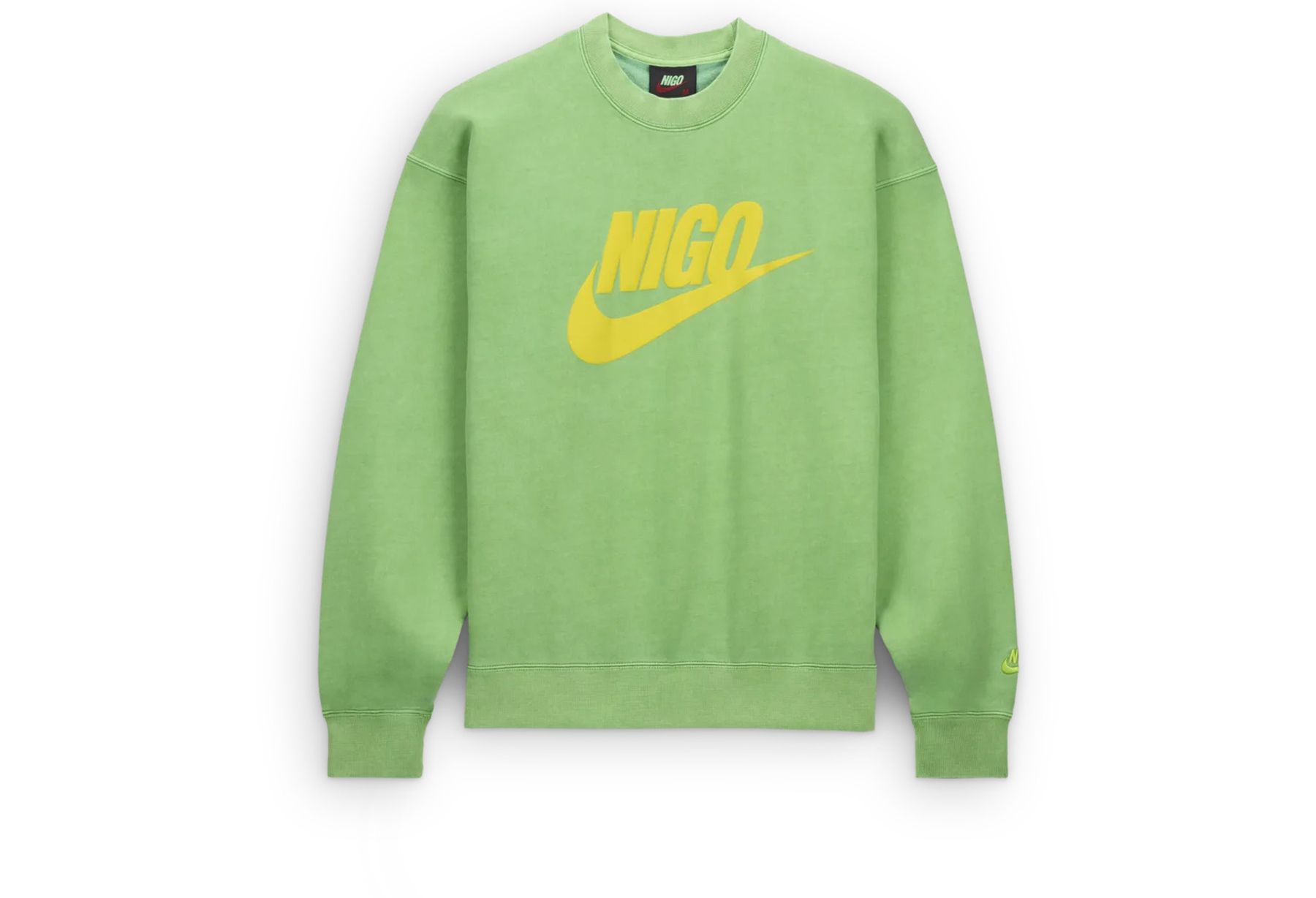 Nike Nigo x Nike Fleece Crew-Neck Sweatshirt 'Green' (FW24) GREEN sneaker – authenticated on KLEKT