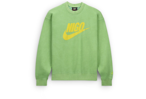 Nigo x Nike Fleece Crew-Neck Sweatshirt 'Green' (FW24) – authenticated on KLEKT