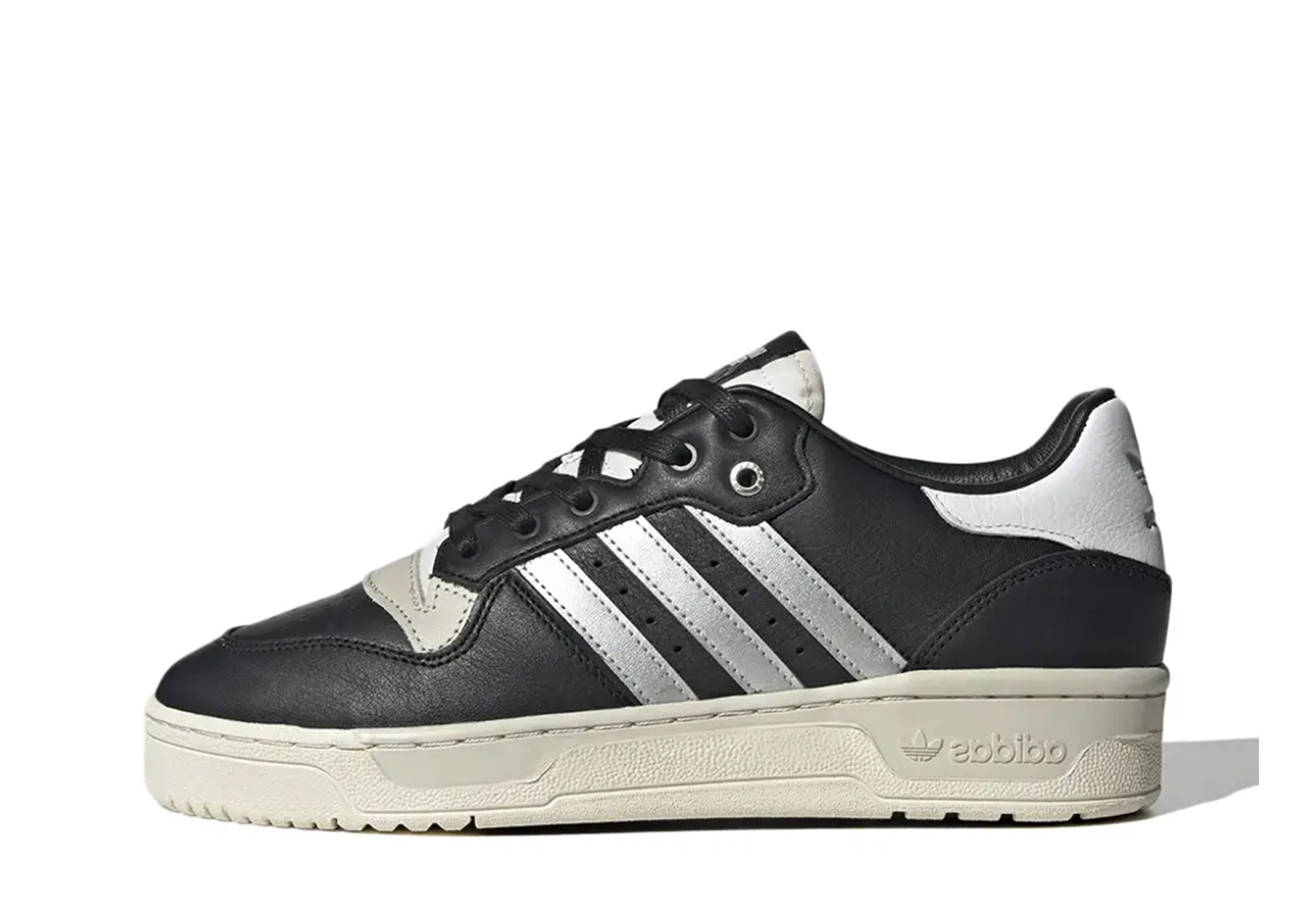 Adidas Rivalry Low Consortium 'Black' (2023) BLACK/SILVER sneaker – authenticated on KLEKT