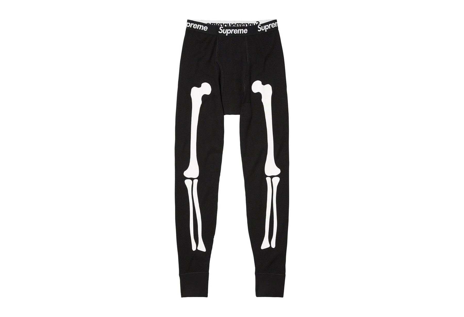 Supreme x Hanes Bone Thermal Pant Black (FW23) BLACK sneaker – authenticated on KLEKT