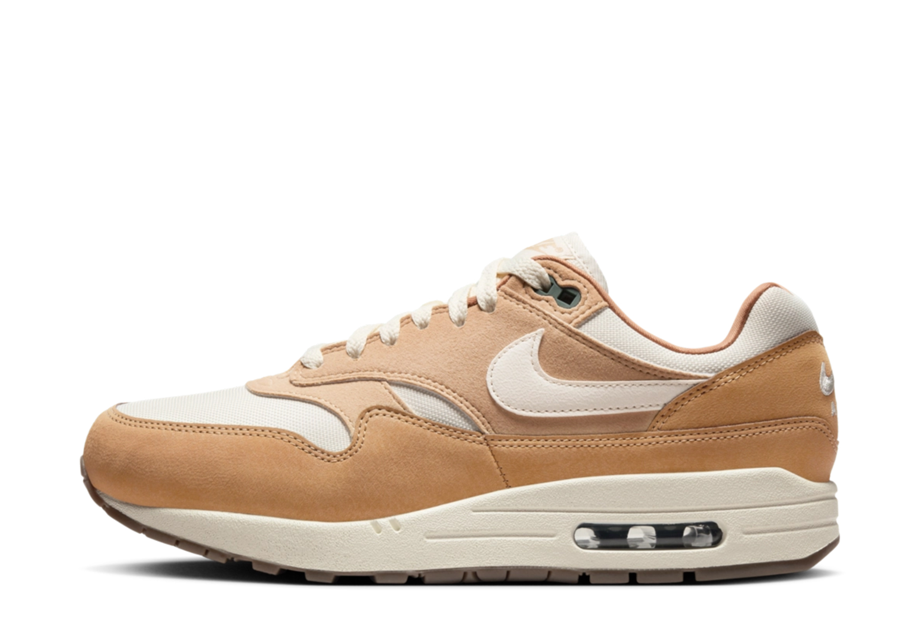 Nike Air Max 1 WMNS 'Wheat' (2024) White/Wheat/Flax/Outdoor Green/Gum Medium sneaker – authenticated on KLEKT
