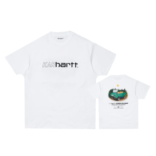 Carhartt Wip x L'art de l'automobile Ferves T-Shirt White (SS21)
