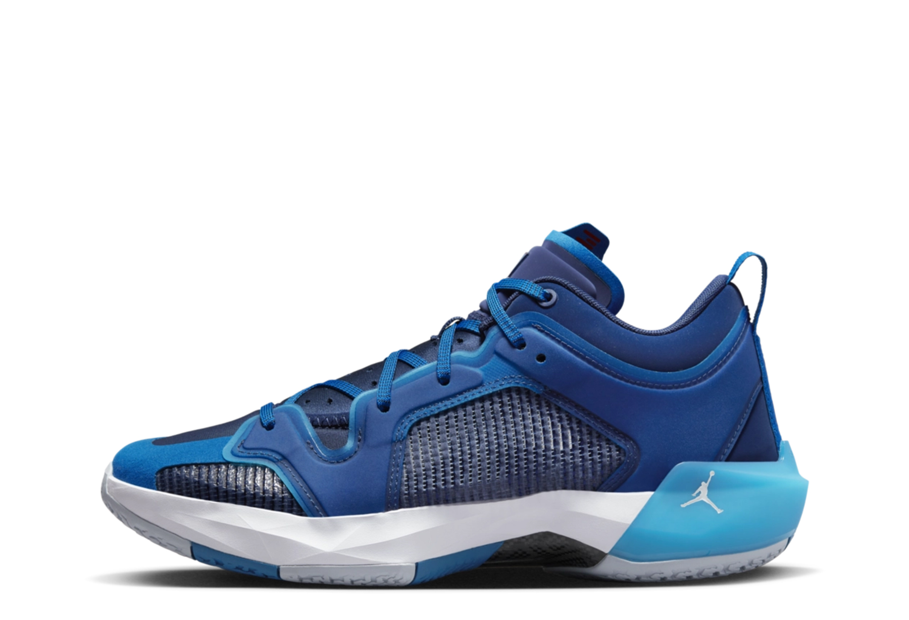 Air Jordan 37 Low 'Military Blue' (2023) MilitaryBlue/White/Midnight Navy/True Red sneaker – authenticated on KLEKT