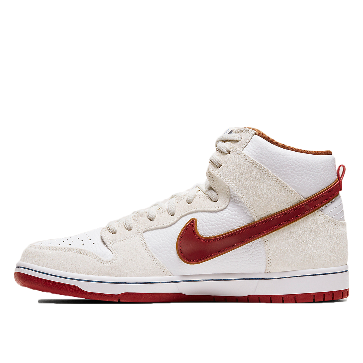 Nike SB Dunk High Sail Bright Crimson (2020) sneaker – authenticated on KLEKT