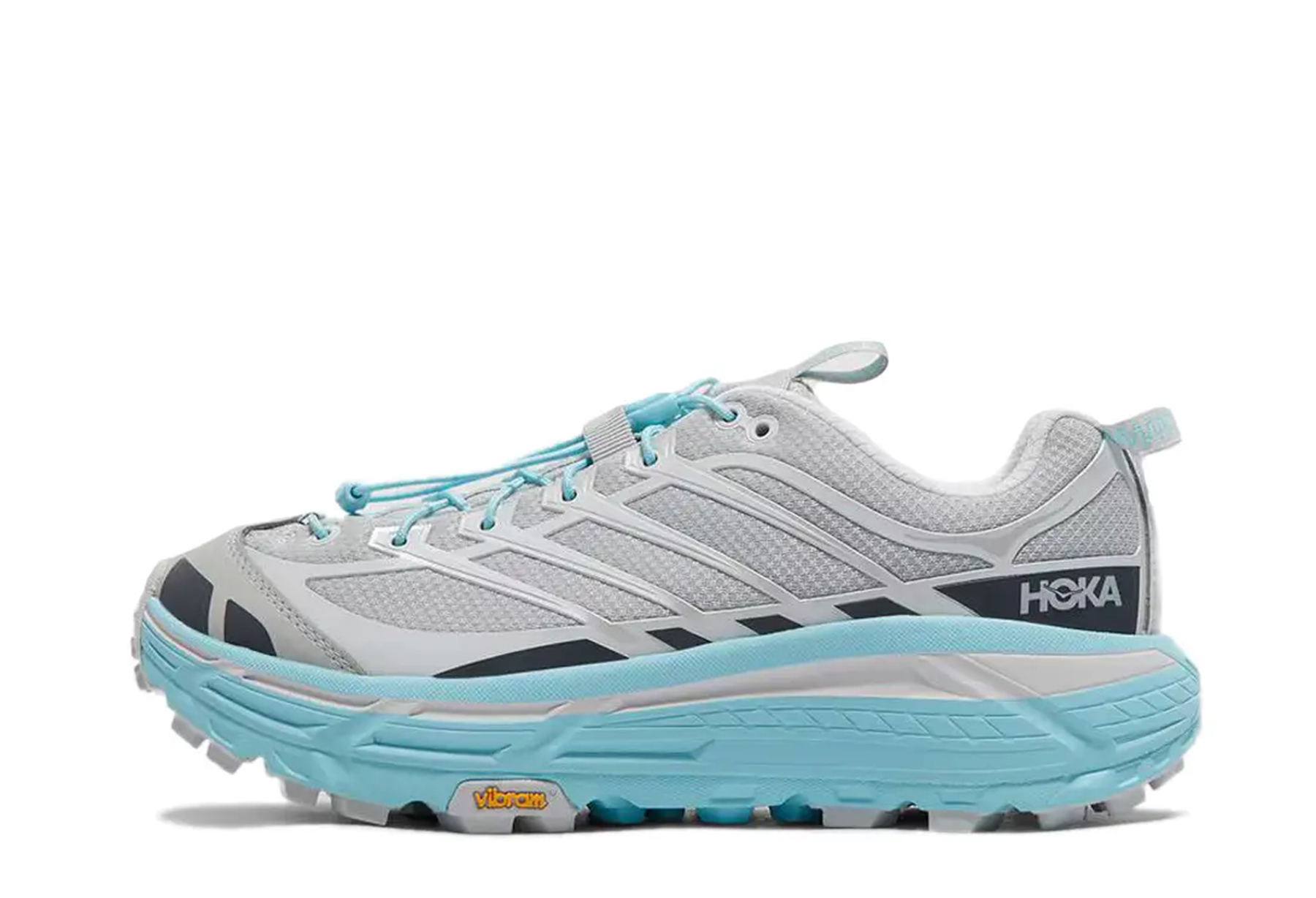 Hoka Mafate THREE2 'Stardust Cloudless' (2024) GREY/BLUE sneaker – authenticated on KLEKT
