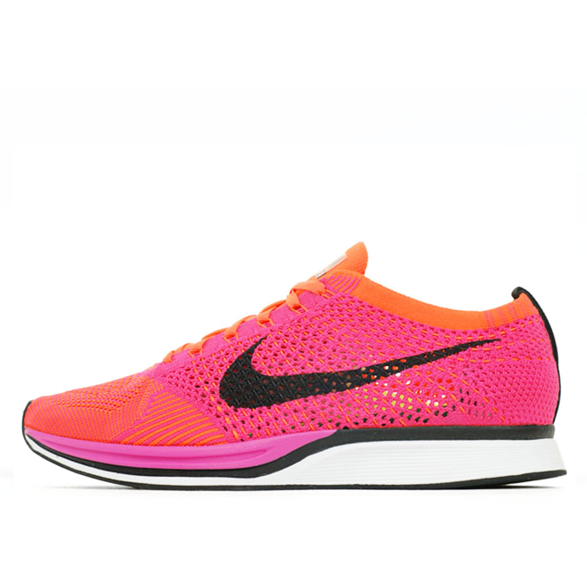 Nike Flyknit Racer Pink Flash sneaker – authenticated on KLEKT