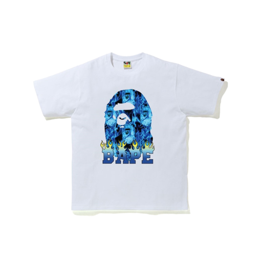 Brands Other Ape Head Flame T-Shirt White/Blue (SS20)