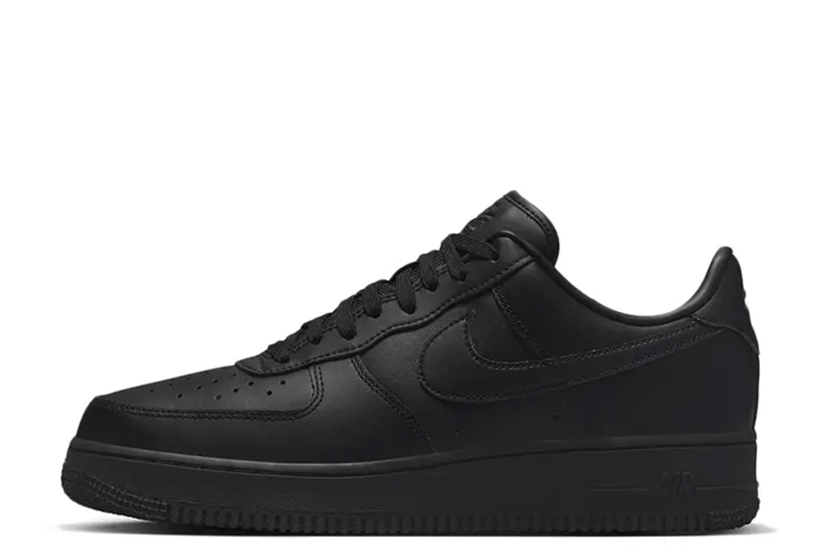 Nike Air Force 1 Fresh Triple Black (2022) BLACK/BLACK/BLACK sneaker – authenticated on KLEKT