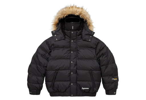 Supreme Facemask 700-Fill Down Puffer Jacket 'Black' (FW25) – authenticated on KLEKT