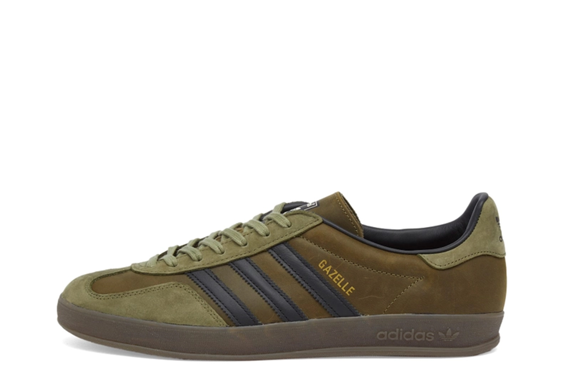 Adidas Gazelle Indoor 'Focus Olive' (2024) Focus Olive/Core Black/Gum sneaker – authenticated on KLEKT