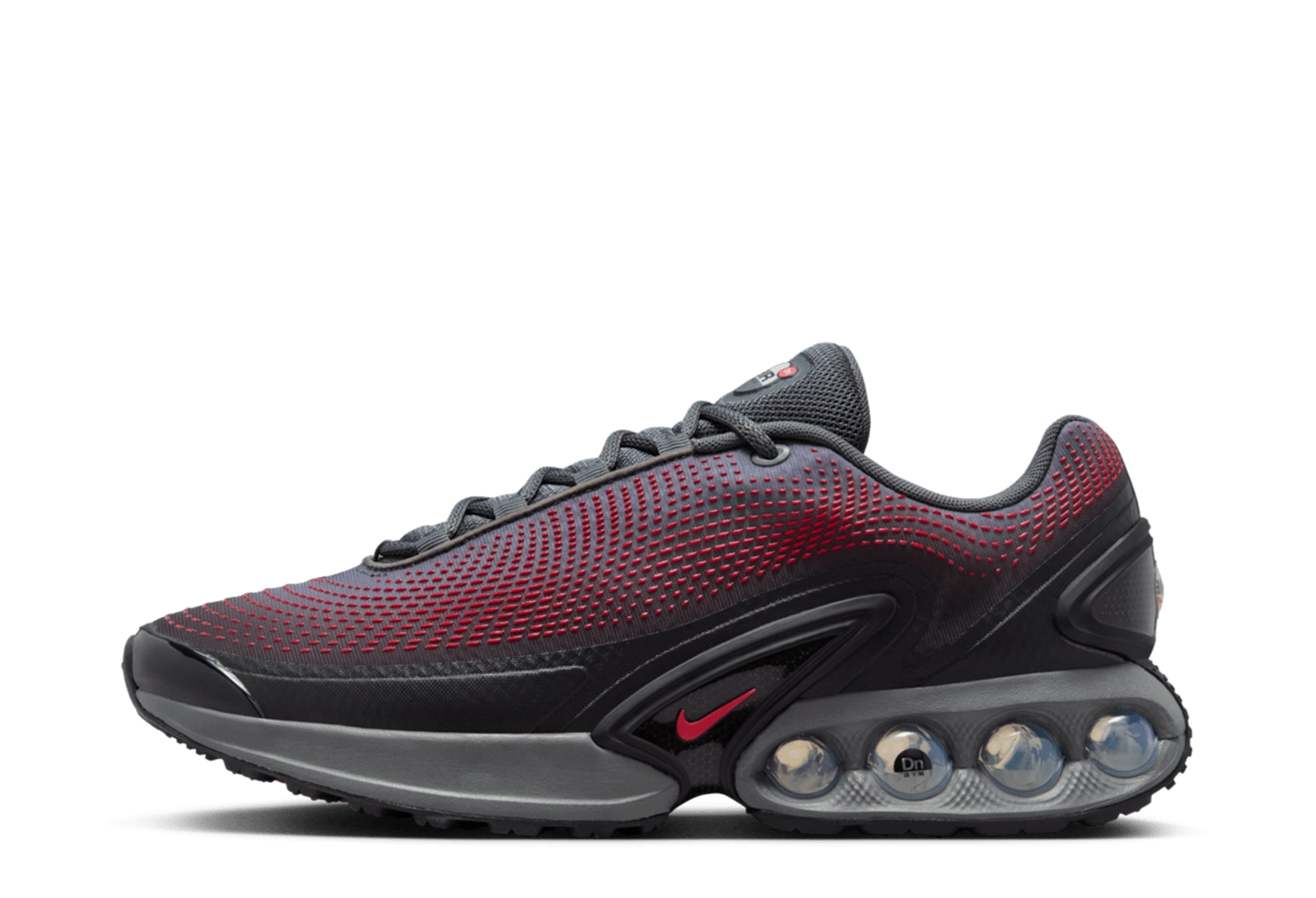 Nike Air Max DN 'Black University Red' (2024) Black/Iron Grey/University Red sneaker – authenticated on KLEKT
