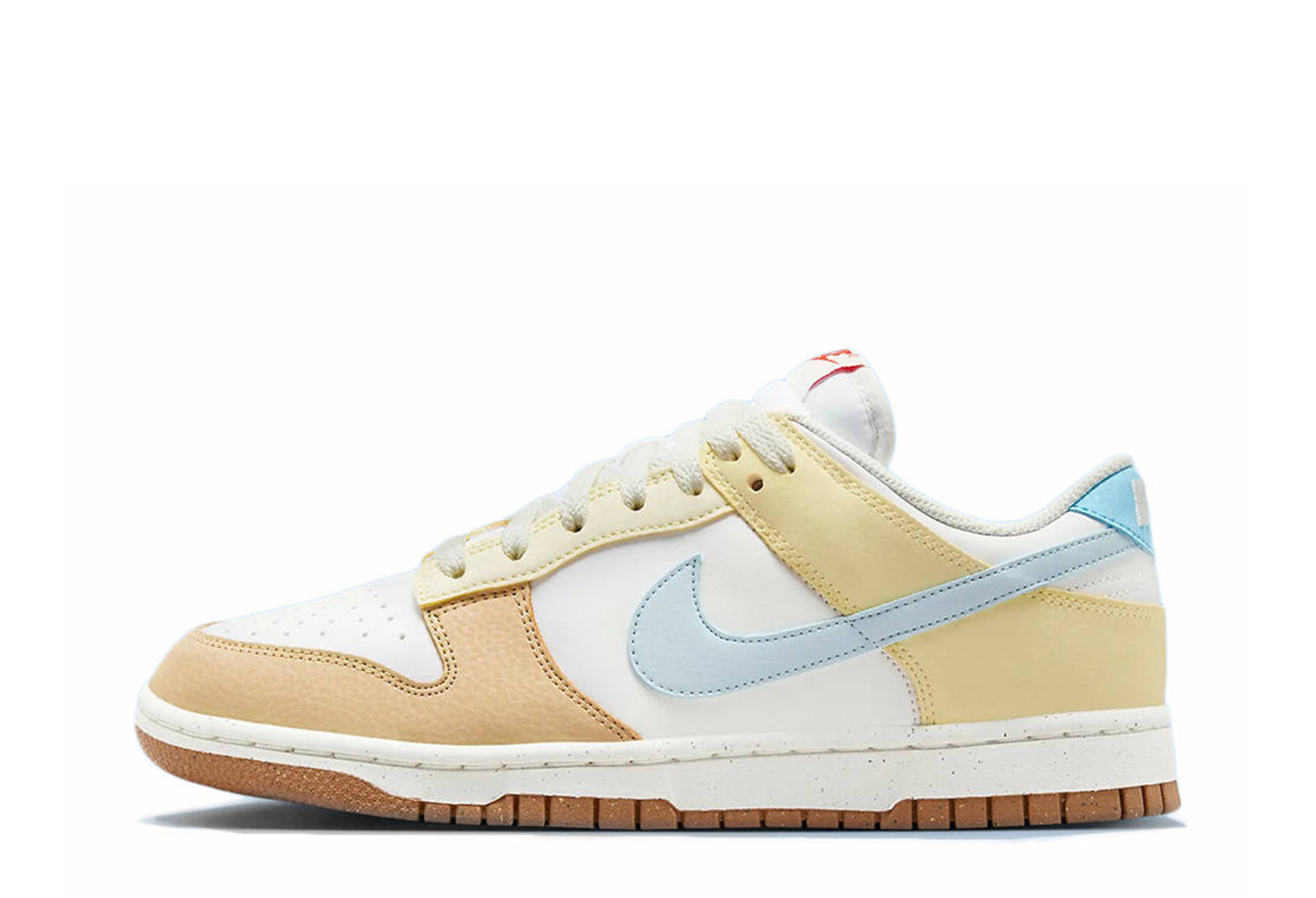 Nike Dunk Low Next Nature WMNS 'Soft Yellow Alabaster' (2024) SUMMIT WHITE/GLACIER BLUE/AQUARIUS BLUE/SOFT YELLOW/ALABASTER/PICANTE RED sneaker – authenticated on KLEKT
