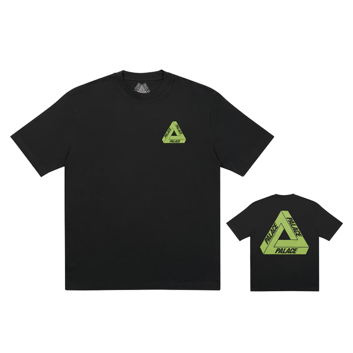 Palace Tri-To-Help T-Shirt Black/Green (FW20) Black/Green sneaker – authenticated on KLEKT