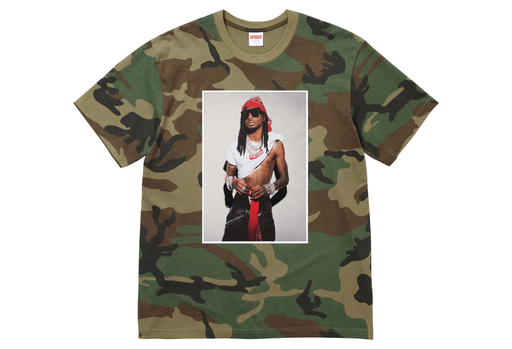Supreme Playboi Carti Tee 'Woodland Camo' (FW25) – authenticated on KLEKT