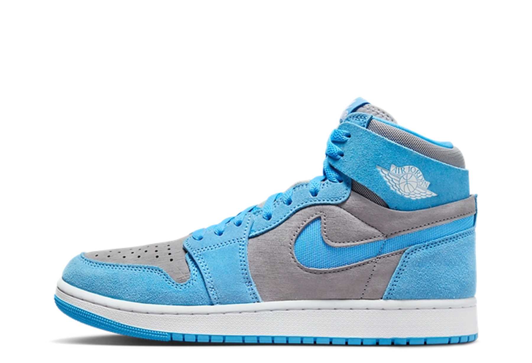 Air Jordan 1 High Zoom Comfort 2 'University Blue' (2023) Cement Grey/University Blue/White sneaker – authenticated on KLEKT