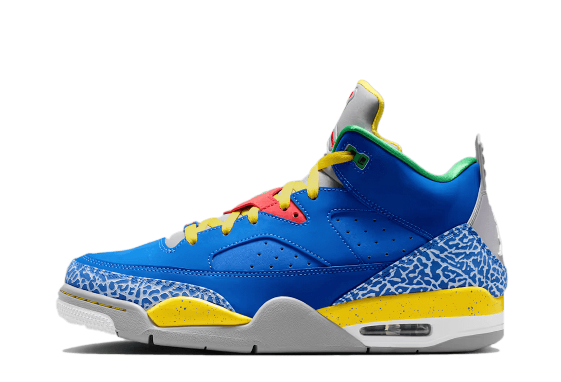 Air Jordan Son of Mars Low 'Do the Right Thing' (2026) Game Royal/Tour Yellow/Cement Grey/White sneaker – authenticated on KLEKT