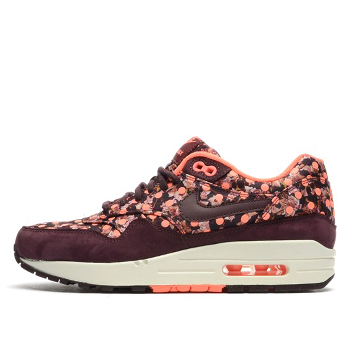 Nike x Liberty of London Air Max 1 WMNS Burgundy sneaker – authenticated on KLEKT