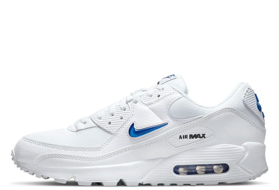 Nike Air Max 90 Jewel Royal (2022) white/black/royal blue sneaker – authenticated on KLEKT