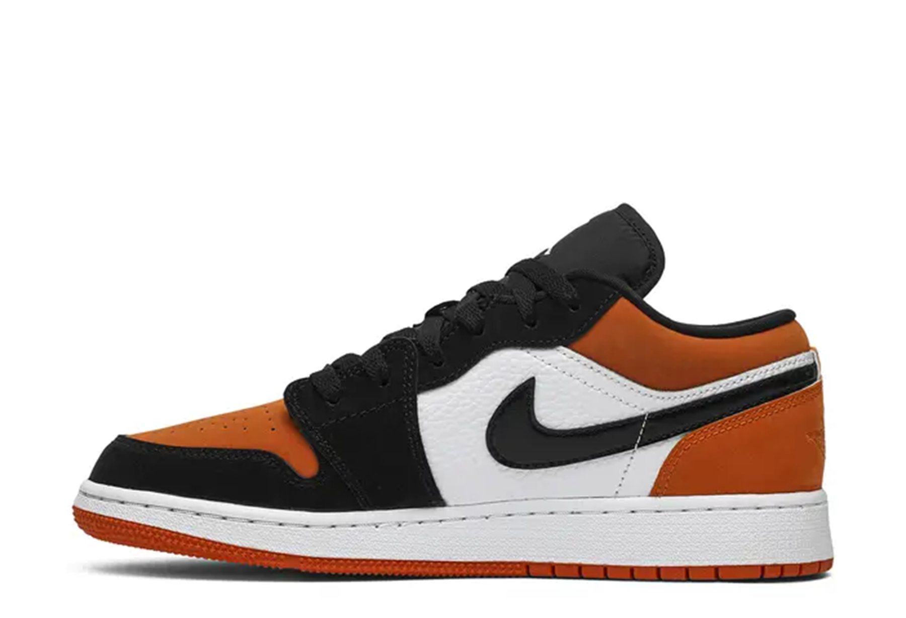 Air Jordan 1 Low GS 'Shattered Backboard' (2019) ORANGE/BLACK sneaker – authenticated on KLEKT