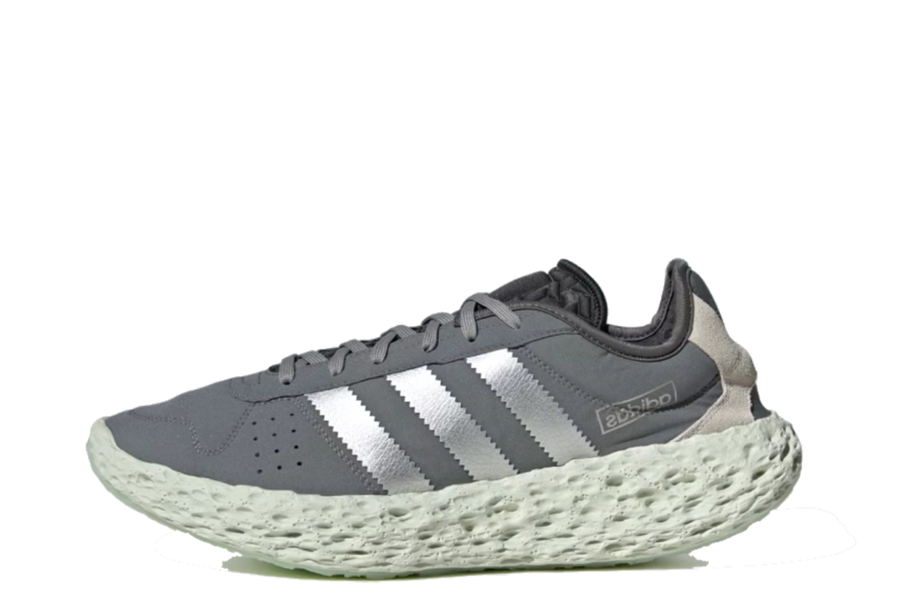 Adidas Zponge 'Grey Four' (2025) Grey Four/Metallic Silver/Solar Red sneaker – authenticated on KLEKT