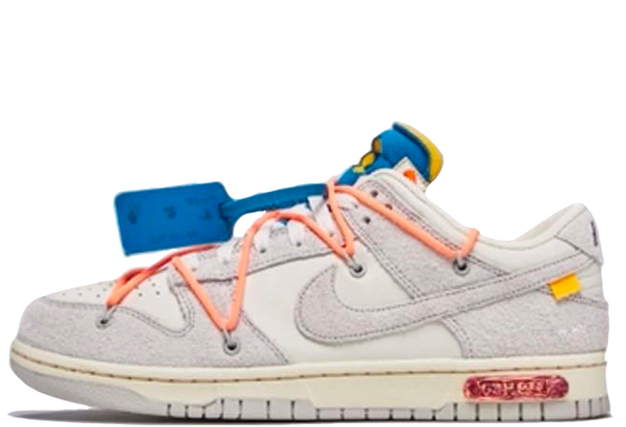 Nike x Off-White Dunk Low 'Lot 19' (2021) Sail/Neutral Grey-Orange Pulse sneaker – authenticated on KLEKT