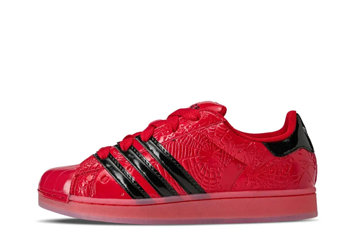 Adidas x Sp5der Superstar 'Red Black' (2026) – authenticated on KLEKT