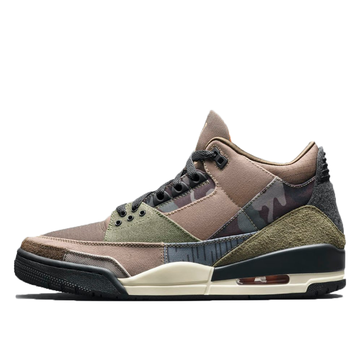 Air Jordan 3 Retro Multi-Camo (2021) BROWN/BEIGE/GREEN/GREY sneaker – authenticated on KLEKT