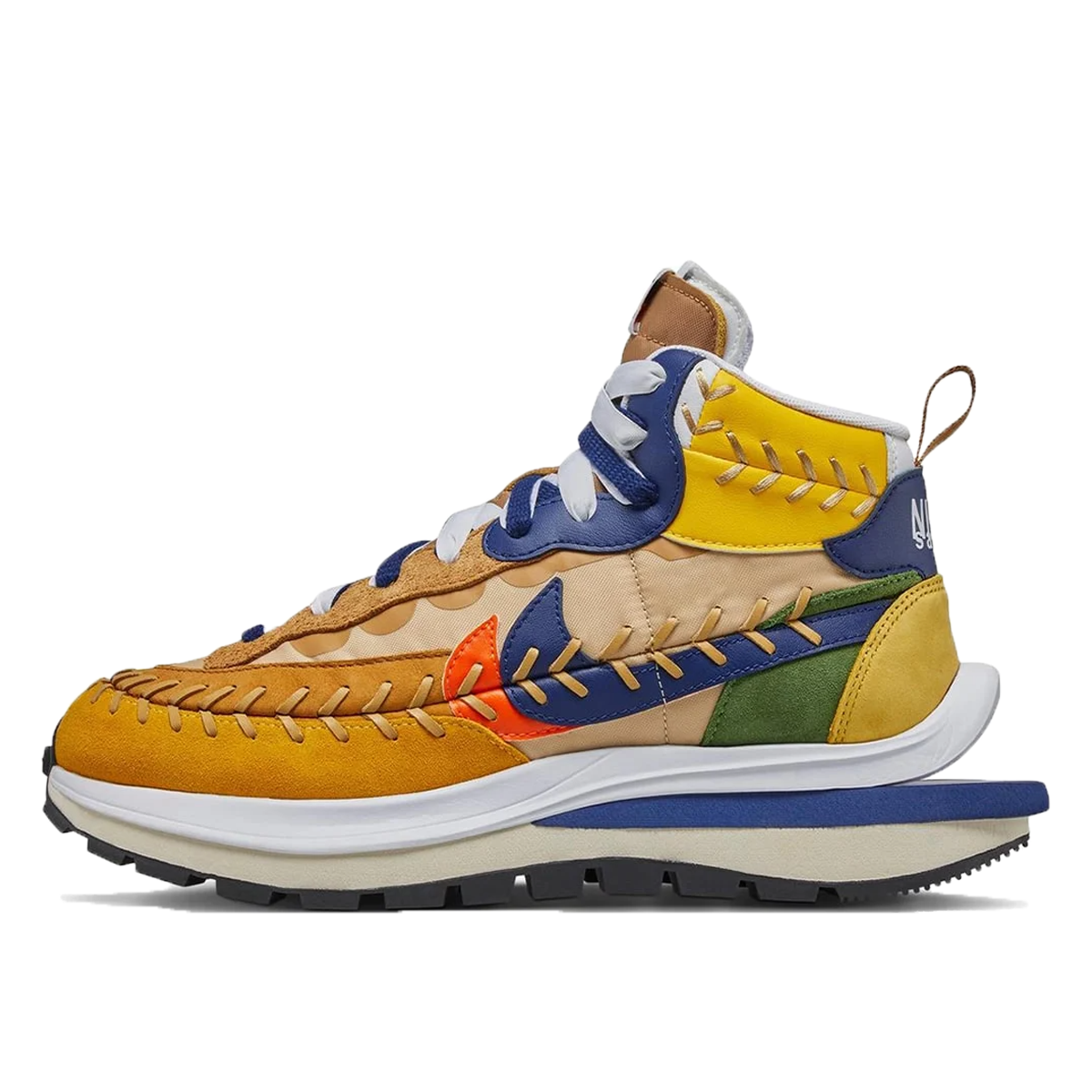 Nike x sacai x Jean Paul Gaultier Vaporwaffle 'Sesame Blue Void' (2021) Sesame/Multi-Color sneaker – authenticated on KLEKT