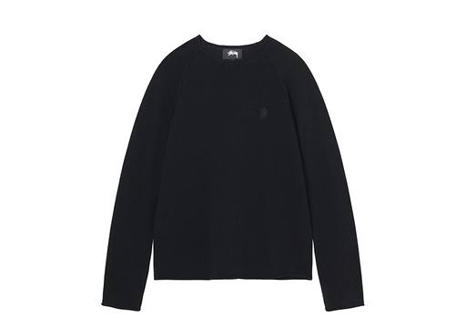 Stussy Exposed Seam Sweater Black (FW22)