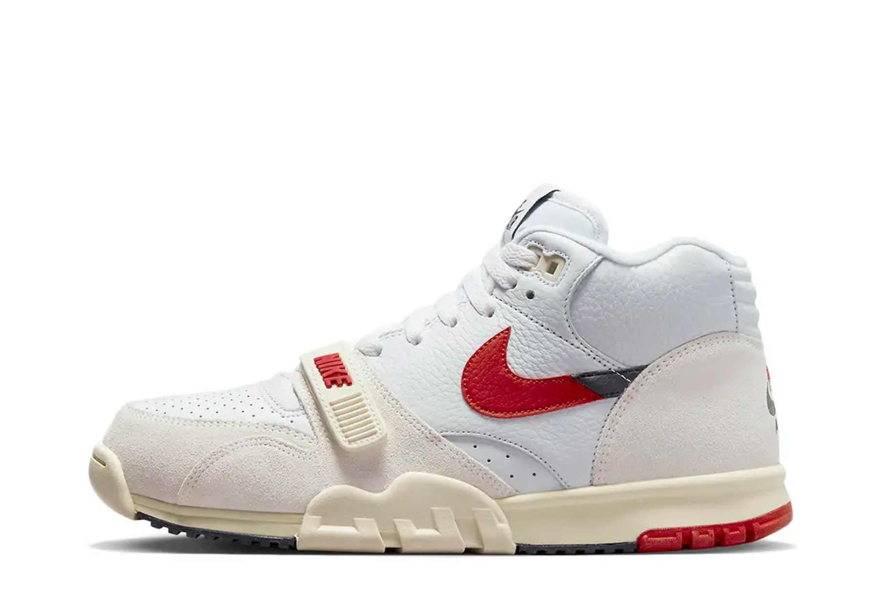 Nike Air Trainer 1 Mid Chicago Split (2023) WHITE/RED sneaker – authenticated on KLEKT