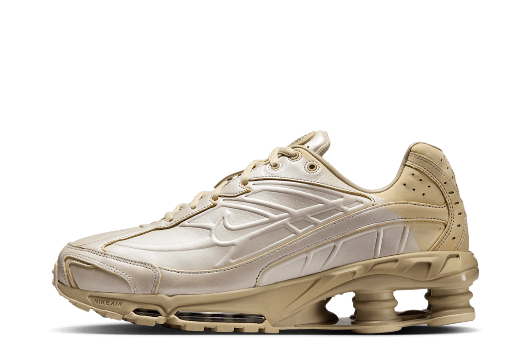 Nike Shox Ride 2 PRM 'Metallic Silver & Desert Khaki' (2025) Metallic Silver / Light Khaki / Desert Khaki sneaker – authenticated on KLEKT